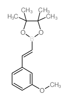 3-METHOXY-TRANS-BETA-STYRYLBORONIC ACID PINACOL ESTER structure, CAS 871125-68-7