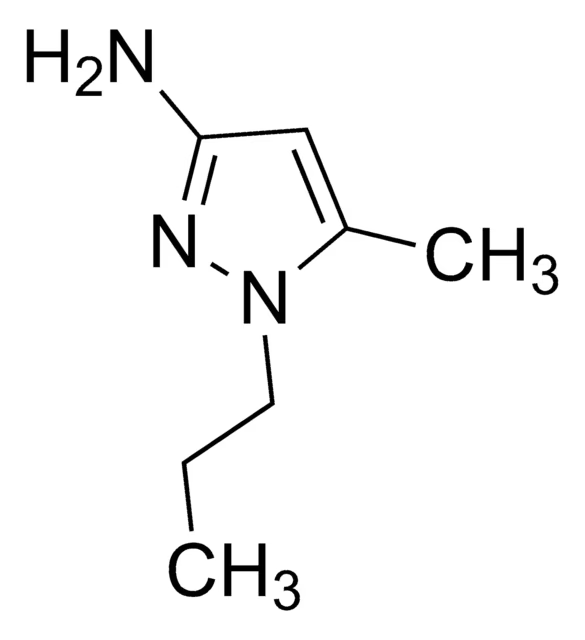 3-METHYL-1-PROPYL-1H-PYRAZOL-5-AMINE structure, CAS 3524-34-3