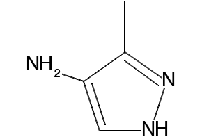 3-METHYL-1H-PYRAZOL-4-YLAMINE structure, CAS 113140-10-6