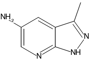 3-METHYL-1H-PYRAZOLO[3,4-B]PYRIDIN-5-AMINE structure, CAS 1186608-73-0