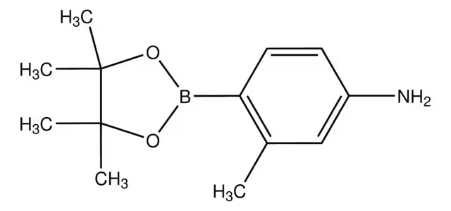 3-METHYL-4-(4,4,5,5-TETRAMETHYL-1,3,2-DIOXABOROLAN-2-YL)ANILINE structure, CAS 631911-01-8