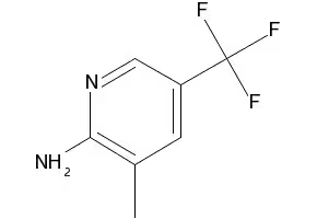 3-METHYL-5-(TRIFLUOROMETHYL)PYRIDIN-2-AMINE structure, CAS 945971-04-0