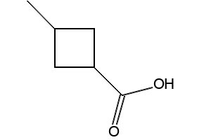 3-METHYLCYCLOBUTANECARBOXYLIC ACID structure, CAS 57252-83-2