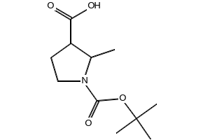 3-METHYLPYRROLIDINE-2-CARBOXYLIC ACID structure, CAS 3005-84-3