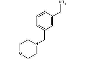 3-MORPHOLIN-4-YLMETHYLBENZYLAMINE structure, CAS 91271-83-9