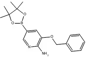 3-NITRO-5-(4,4,5,5-TETRAMETHYL-1,3,2-DIOXABOROLAN-2-YL)PYRIDIN-2-AMINE structure, CAS 1032758-80-7