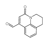 3-OXO-3,5,6,7-TETRAHYDROPYRIDO[3,2,1-IJ]QUINOLINE-1-CARBALDEHYDE structure, CAS 111724-62-0