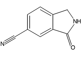 3-OXOISOINDOLINE-5-CARBONITRILE structure, CAS 1261726-80-0