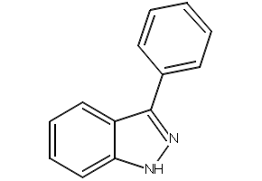 3-PHENYL-1H-INDAZOLE structure, CAS 13097-01-3