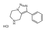 3-PHENYL-4,5,6,7-TETRAHYDRO-[1,2,3]TRIAZOLO[1,5-A]PYRAZINE HYDROCHLORIDE structure, CAS 1245782-72-2