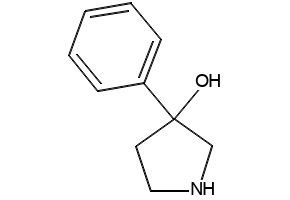 3-PHENYLPYRROLIDIN-3-OL structure, CAS 49798-31-4