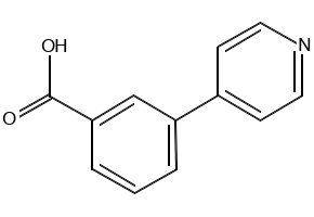 3-PYRIDIN-4-YL-BENZOIC ACID structure, CAS 4385-78-8