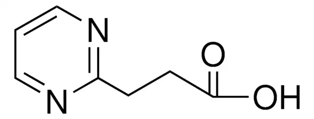 3-PYRIMIDIN-2-YL-PROPIONIC ACID structure, CAS 439108-20-0