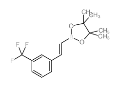 3-TRIFLUOROMETHYL-TRANS-BETA-STYRYLBORONIC ACID PINACOL ESTER structure, CAS 1073354-88-7