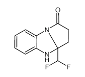 3A-(DIFLUOROMETHYL)-2,3,3A,4-TETRAHYDRO-1H-BENZO[D]PYRROLO[1,2-A]IMIDAZOL-1-ONE structure, CAS 1192308-63-6