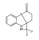 3A-(TRIFLUOROMETHYL)-2,3,3A,4-TETRAHYDRO-1H-BENZO[D]PYRROLO[1,2-A]IMIDAZOL-1-ONE structure, CAS 1191278-87-1