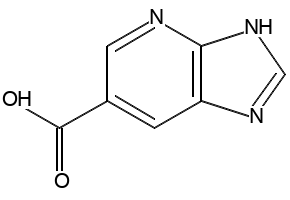 3H-IMIDAZO[4,5-B]PYRIDINE-6-CARBOXYLIC ACID structure, CAS 24638-31-1
