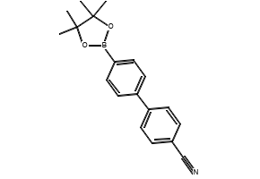 4'-(4,4,5,5-TETRAMETHYL-1,3,2-DIOXABOROLAN-2-YL)-[1,1'-BIPHENYL]-4-CARBONITRILE structure, CAS 406482-72-2