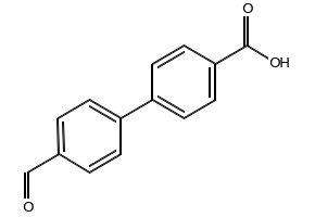 4'-FORMYL-[1,1'-BIPHENYL]-4-CARBOXYLIC ACID structure, CAS 70916-98-2