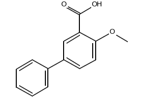 4'-METHOXY-[1,1'-BIPHENYL]-3-CARBOXYLIC ACID structure, CAS 725-05-3