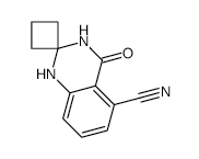 4'-OXO-3',4'-DIHYDRO-1'H-SPIRO[CYCLOBUTANE-1,2'-QUINAZOLINE]-5'-CARBONITRILE structure, CAS 1272756-09-8