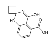 4'-OXO-3',4'-DIHYDRO-1'H-SPIRO[CYCLOBUTANE-1,2'-QUINAZOLINE]-5'-CARBOXYLIC ACID structure, CAS 1272756-04-3