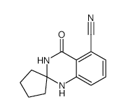 4'-OXO-3',4'-DIHYDRO-1'H-SPIRO[CYCLOPENTANE-1,2'-QUINAZOLINE]-5'-CARBONITRILE structure, CAS 1272756-16-7