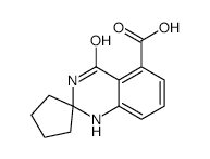 4'-OXO-3',4'-DIHYDRO-1'H-SPIRO[CYCLOPENTANE-1,2'-QUINAZOLINE]-5'-CARBOXYLIC ACID structure, CAS 1272756-14-5