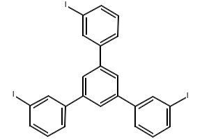 4,4''-DIIODO-5'-(4-IODOPHENYL)-1,1':3',1''-TERPHENYL structure, CAS 151417-38-8