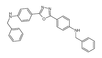 4,4'-(1,3,4-OXADIAZOLE-2,5-DIYL)BIS(N-BENZYLANILINE) structure, CAS 103494-68-4
