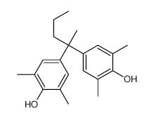 4,4'-(PENTANE-2,2-DIYL)BIS(2,6-DIMETHYLPHENOL) structure, CAS 122419-17-4