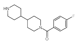 4,4'-BIPIPERIDIN]-1-YL(4-FLUOROPHENYL)METHANONE structure, CAS 886506-15-6
