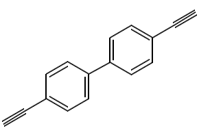4,4'-DIETHYNYL-1,1'-BIPHENYL structure, CAS 38215-38-2