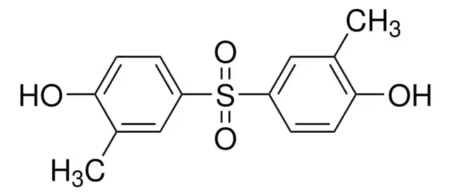 4,4'-SULFONYLBIS(2-METHYLPHENOL) structure, CAS 16346-97-7
