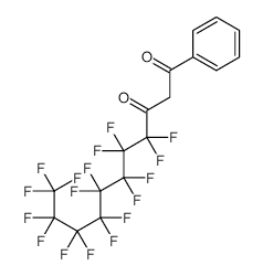 4,4,5,5,6,6,7,7,8,8,9,9,10,10,11,11,11-HEPTADECAFLUORO-1-PHENYLUNDECANE-1,3-DIONE structure, CAS 141522-69-2