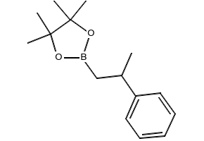 4,4,5,5-TETRAMETHYL-2-(2-PHENYLPROPYL)-1,3,2-DIOXABOROLANE structure, CAS 280559-30-0