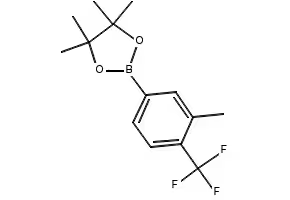 4,4,5,5-TETRAMETHYL-2-(3-METHYL-4-NITROPHENYL)-1,3,2-DIOXABOROLANE structure, CAS 590418-04-5