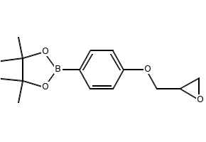 4,4,5,5-TETRAMETHYL-2-(4-(OXIRAN-2-YLMETHOXY)PHENYL)-1,3,2-DIOXABOROLANE structure, CAS 664991-83-7