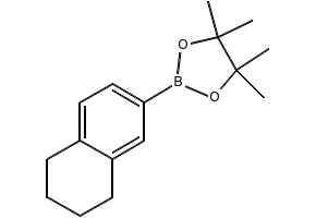 4,4,5,5-TETRAMETHYL-2-(5,6,7,8-TETRAHYDRONAPHTHALEN-2-YL)-1,3,2-DIOXABOROLANE structure, CAS 627526-54-9
