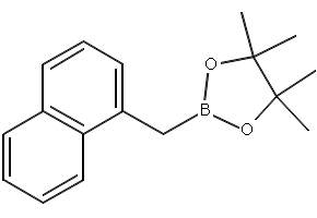 4,4,5,5-TETRAMETHYL-2-(NAPHTHALEN-1-YLMETHYL)-1,3,2-DIOXABOROLANE structure, CAS 475250-57-8
