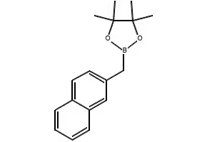 4,4,5,5-TETRAMETHYL-2-(NAPHTHALEN-2-YLMETHYL)-1,3,2-DIOXABOROLANE structure, CAS 1379610-55-5