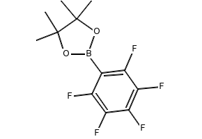 4,4,5,5-TETRAMETHYL-2-(PERFLUOROPHENYL)-1,3,2-DIOXABOROLANE structure, CAS 325142-81-2