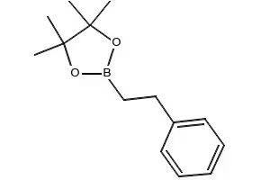 4,4,5,5-TETRAMETHYL-2-PHENETHYL-1,3,2-DIOXABOROLANE structure, CAS 165904-22-3