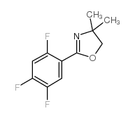 4,4-DIMETHYL-2-(2,4,5-TRIFLUOROPHENYL)-4,5-DIHYDROOXAZOLE structure, CAS 125290-72-4