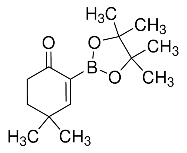 4,4-DIMETHYL-2-(4,4,5,5-TETRAMETHYL-1,3,2-DIOXABOROLAN-2-YL)CYCLOHEX-2-ENONE structure, CAS 219489-09-5