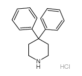 4,4-DIPHENYLPIPERIDINE HYDROCHLORIDE structure, CAS 63675-71-8