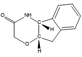 4,4A,9,9A-TETRAHYDROINDENO[2,1-B][1,4]OXAZIN-3(2H)-ONE structure, CAS 862095-79-2