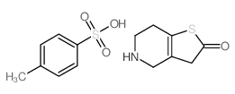 4,5,6,7-TETRAHYDROTHIENO[3,2-C]PYRIDIN-2(3H)-ONE 4-METHYLBENZENESULFONATE structure, CAS 178688-49-8