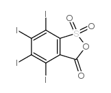 4,5,6,7-TETRAIODO-3H-BENZO[C][1,2]OXATHIOL-3-ONE 1,1-DIOXIDE structure, CAS 1745-83-1