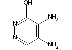 4,5-DIAMINOPYRIDAZIN-3-OL structure, CAS 28682-73-7